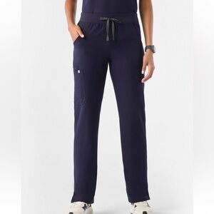 FIGS Kade Cargo Scrub Pants in Navy